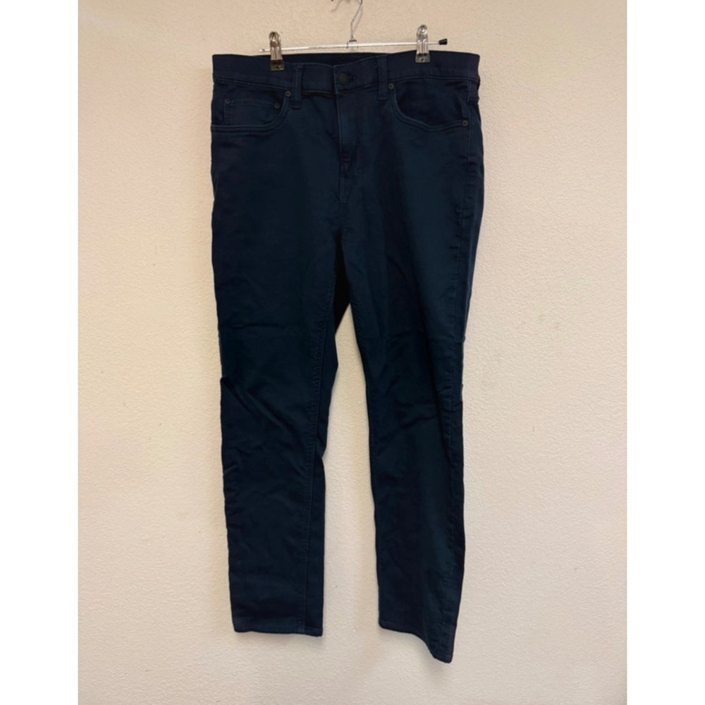 Banana Republic Men's 34x30 Navy Blue Slim Fit Stretch Chino Pants